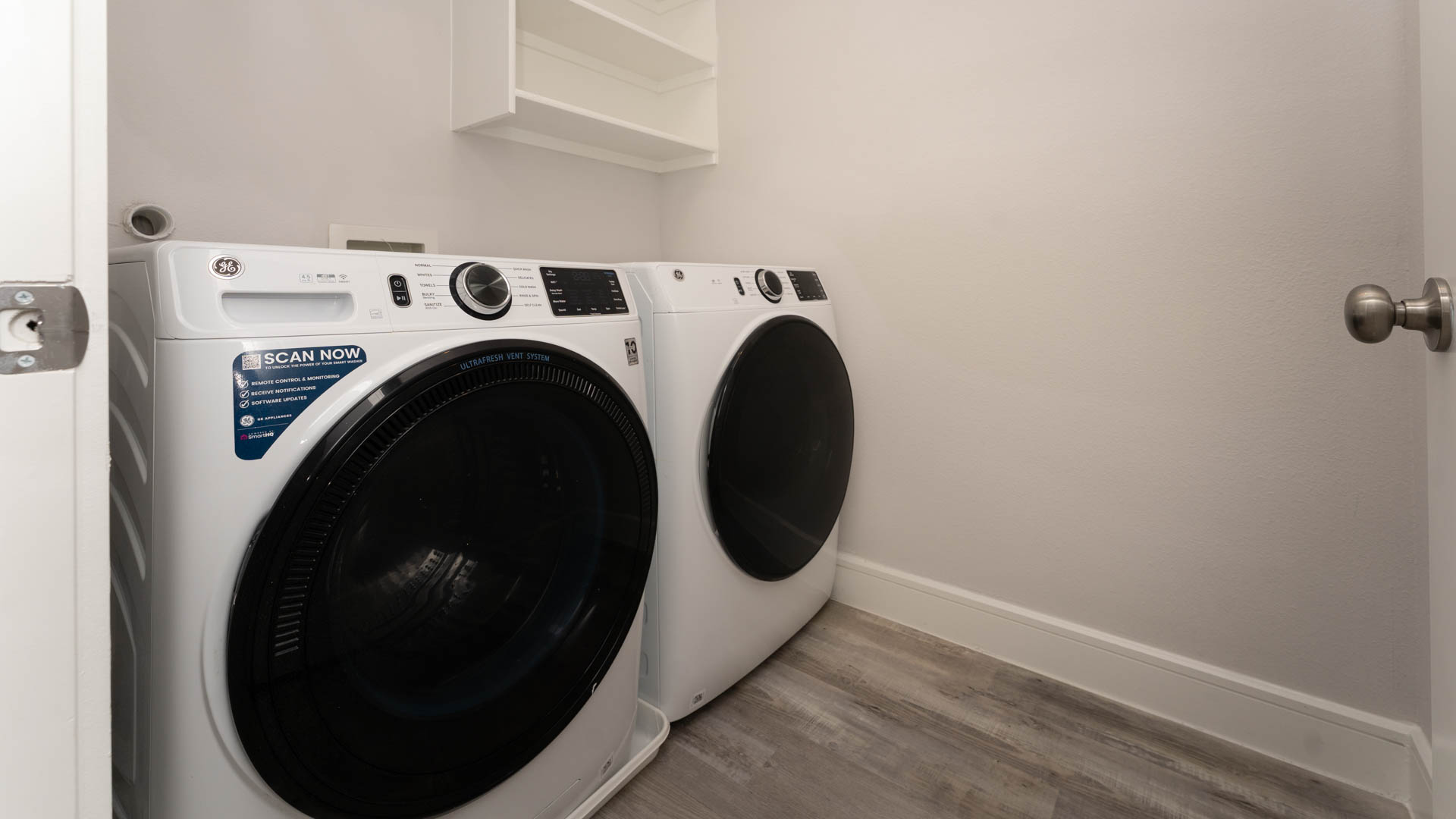 Laundry room at The Louise Townhomes
