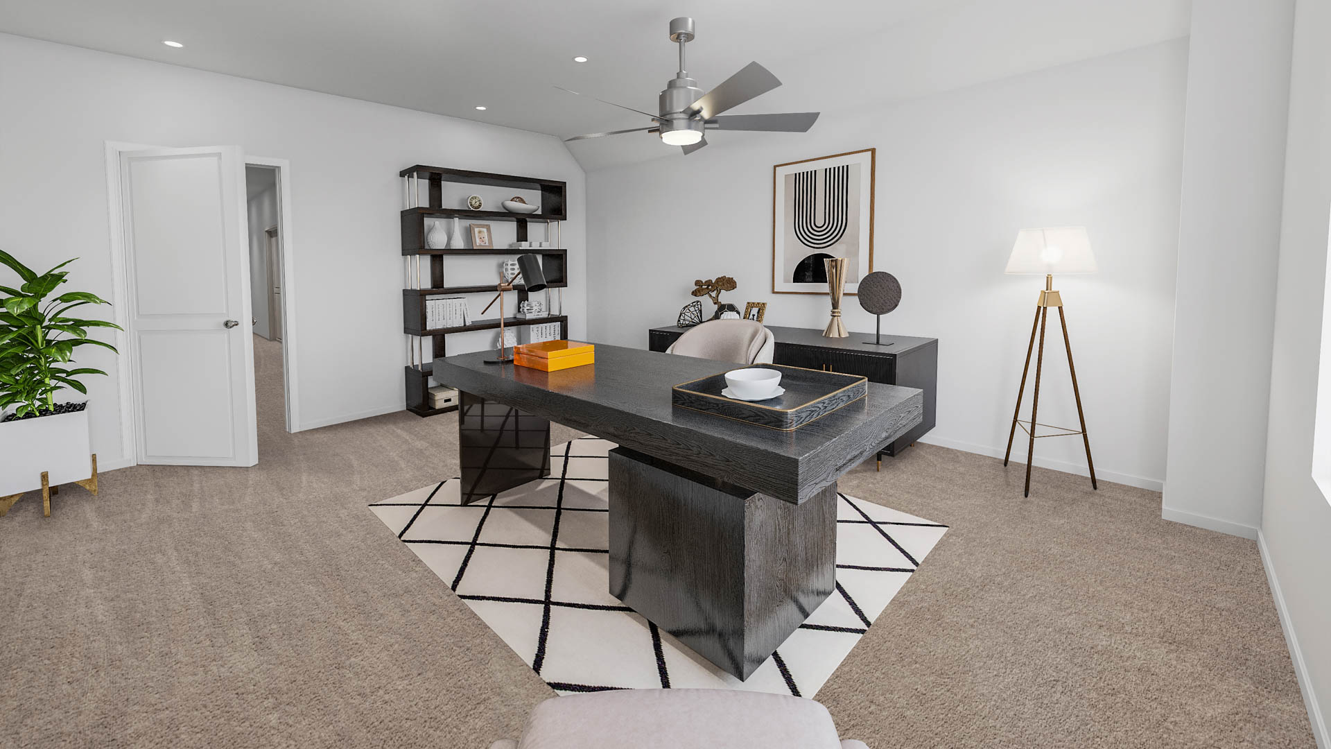 Work space at The Louise Townhomes