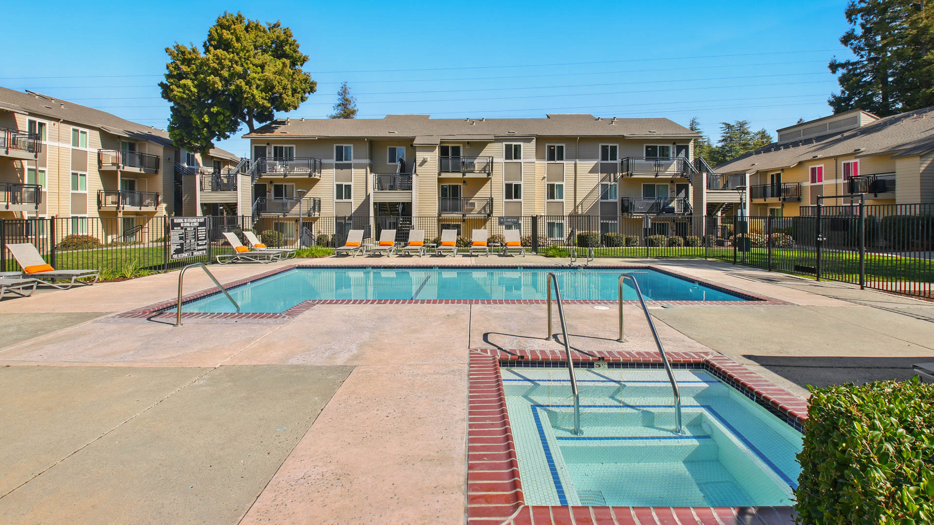 Pool at Arbor Terrace Apartments (1 of 2)