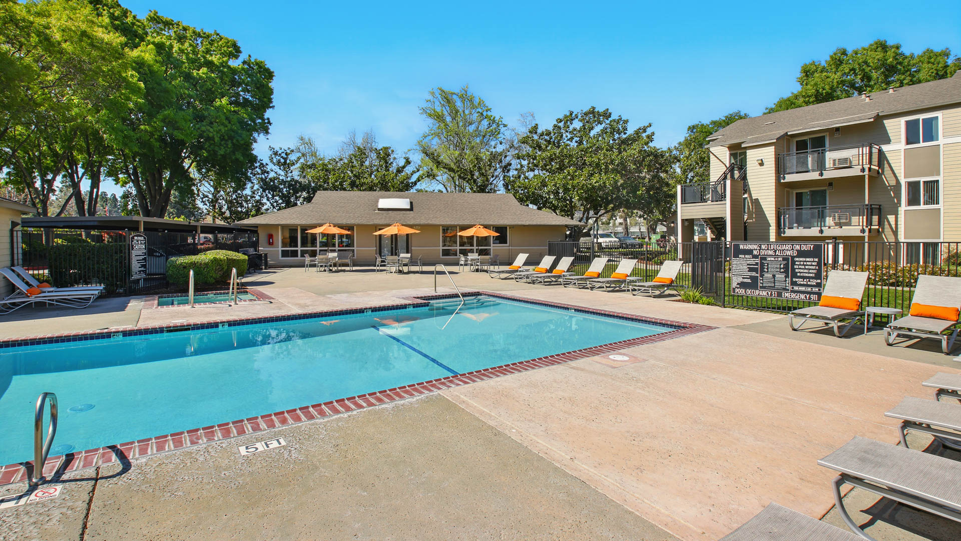 Pool at Arbor Terrace Apartments (2 of 2)