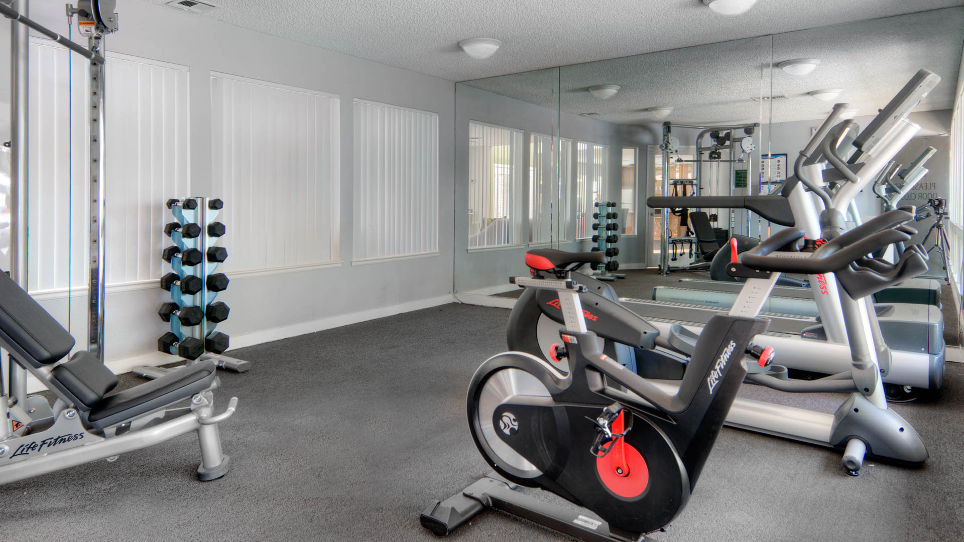 Gym at Arbor Terrace Apartments