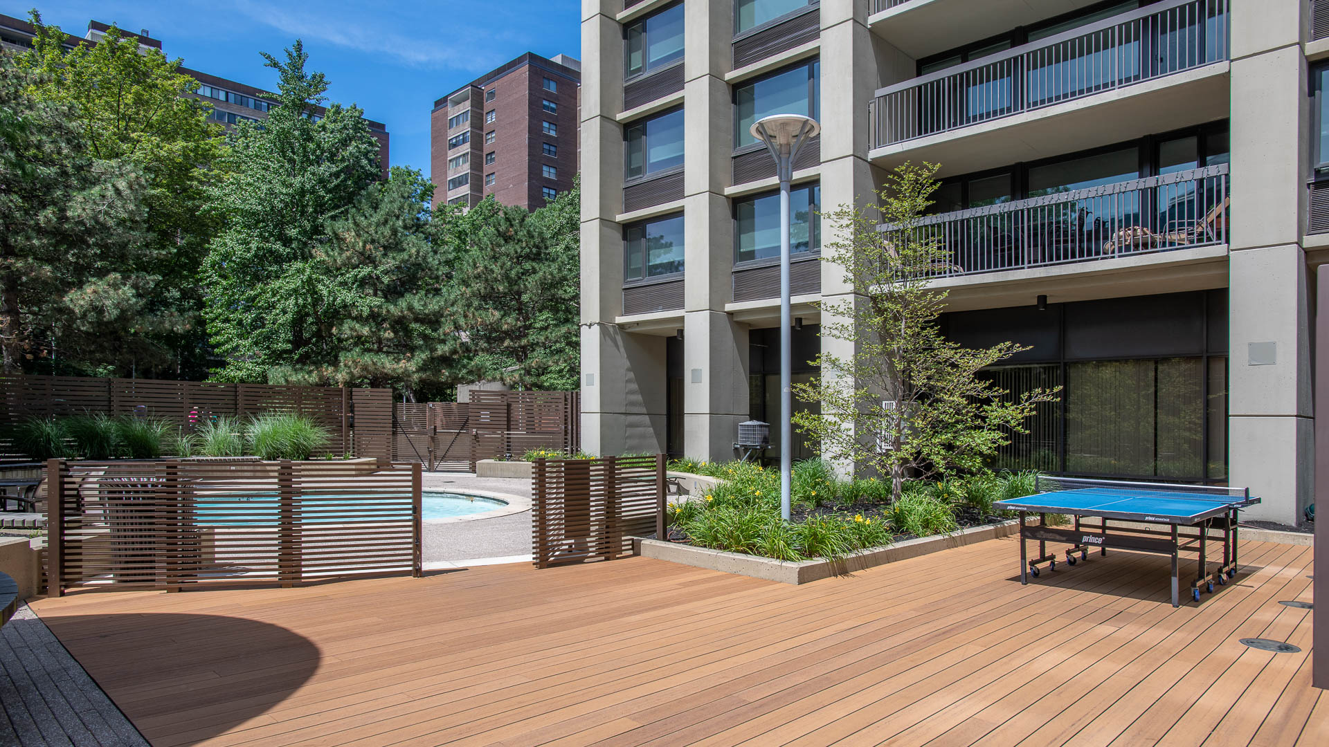 Roof deck at The Towers at Longfellow Apartments (2 of 2)