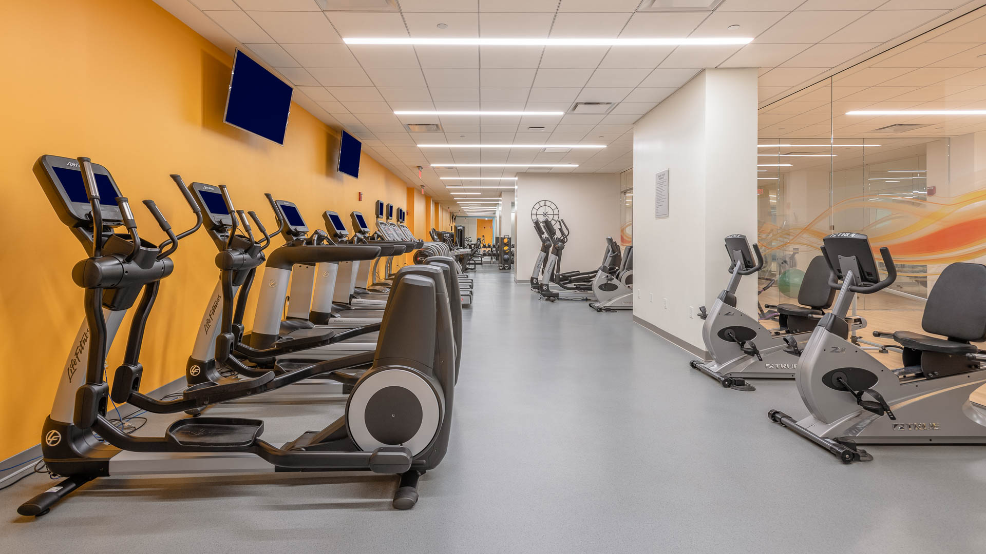 Gym at The Towers at Longfellow Apartments (1 of 2)