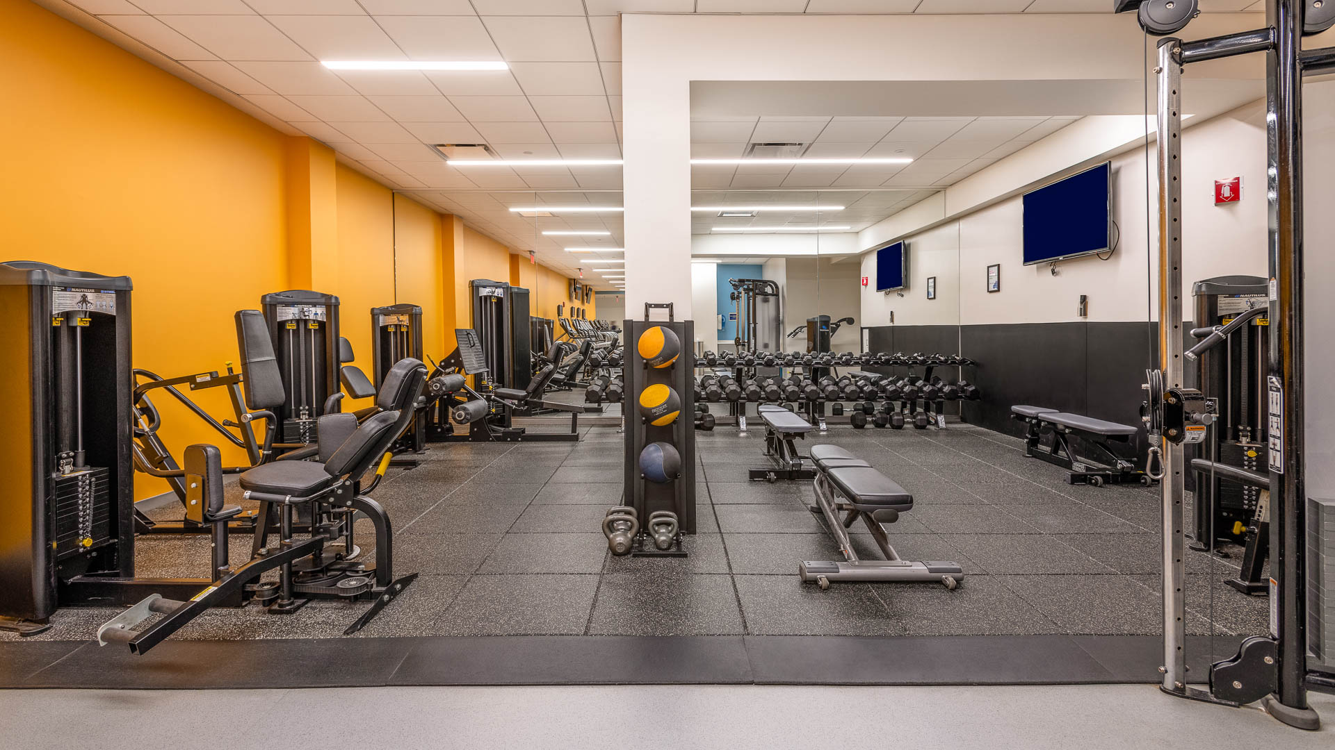 Gym at The Towers at Longfellow Apartments (2 of 2)