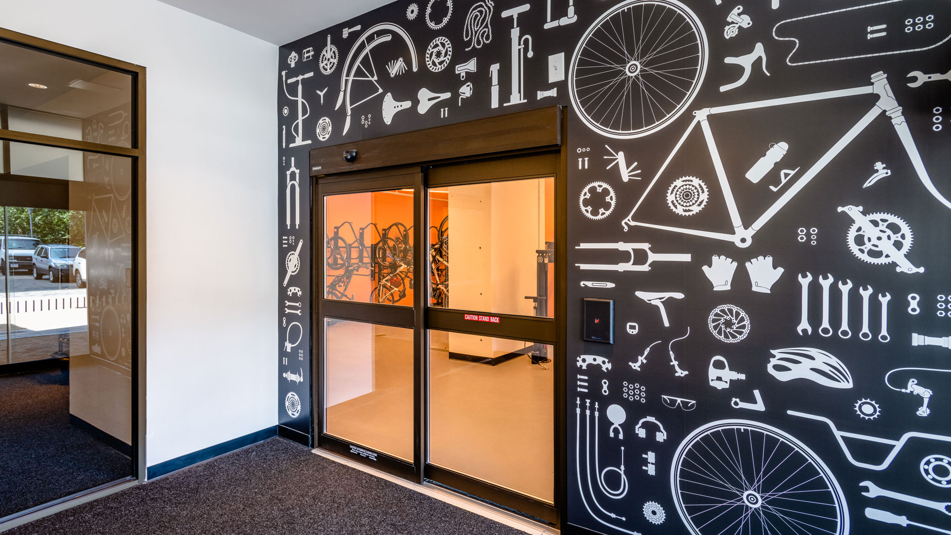 Bike room at The Towers at Longfellow Apartments (1 of 2)