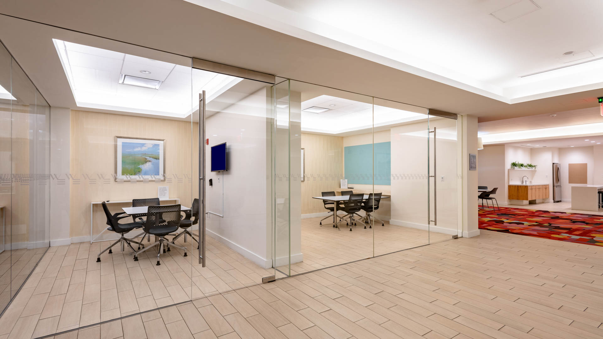Work space at The Towers at Longfellow Apartments (1 of 2)