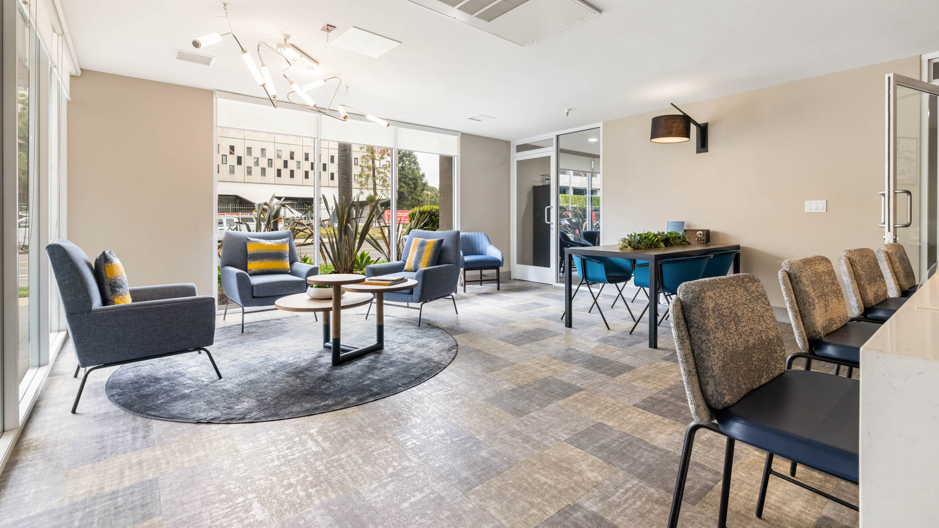 Lobby at Park West Apartments