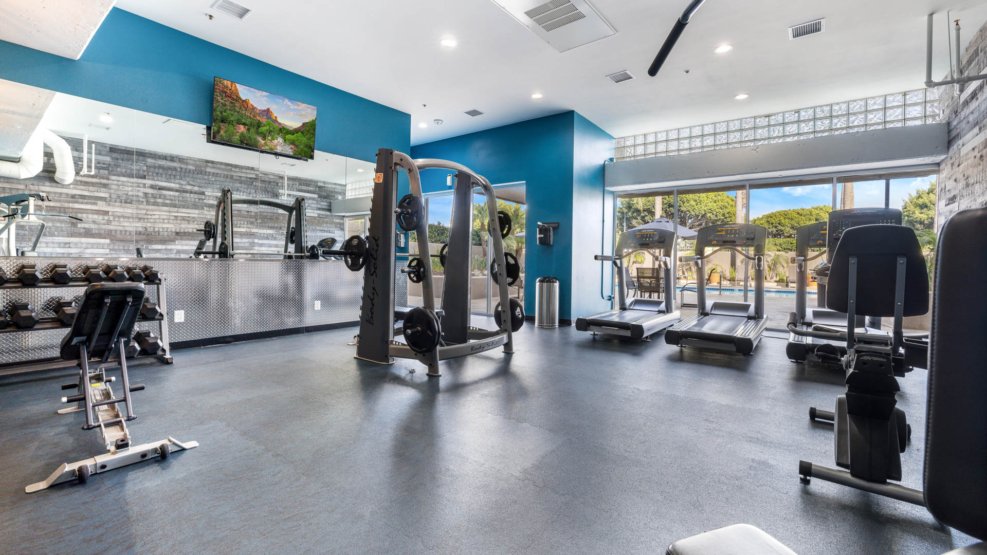Gym at Park West Apartments (2 of 2)