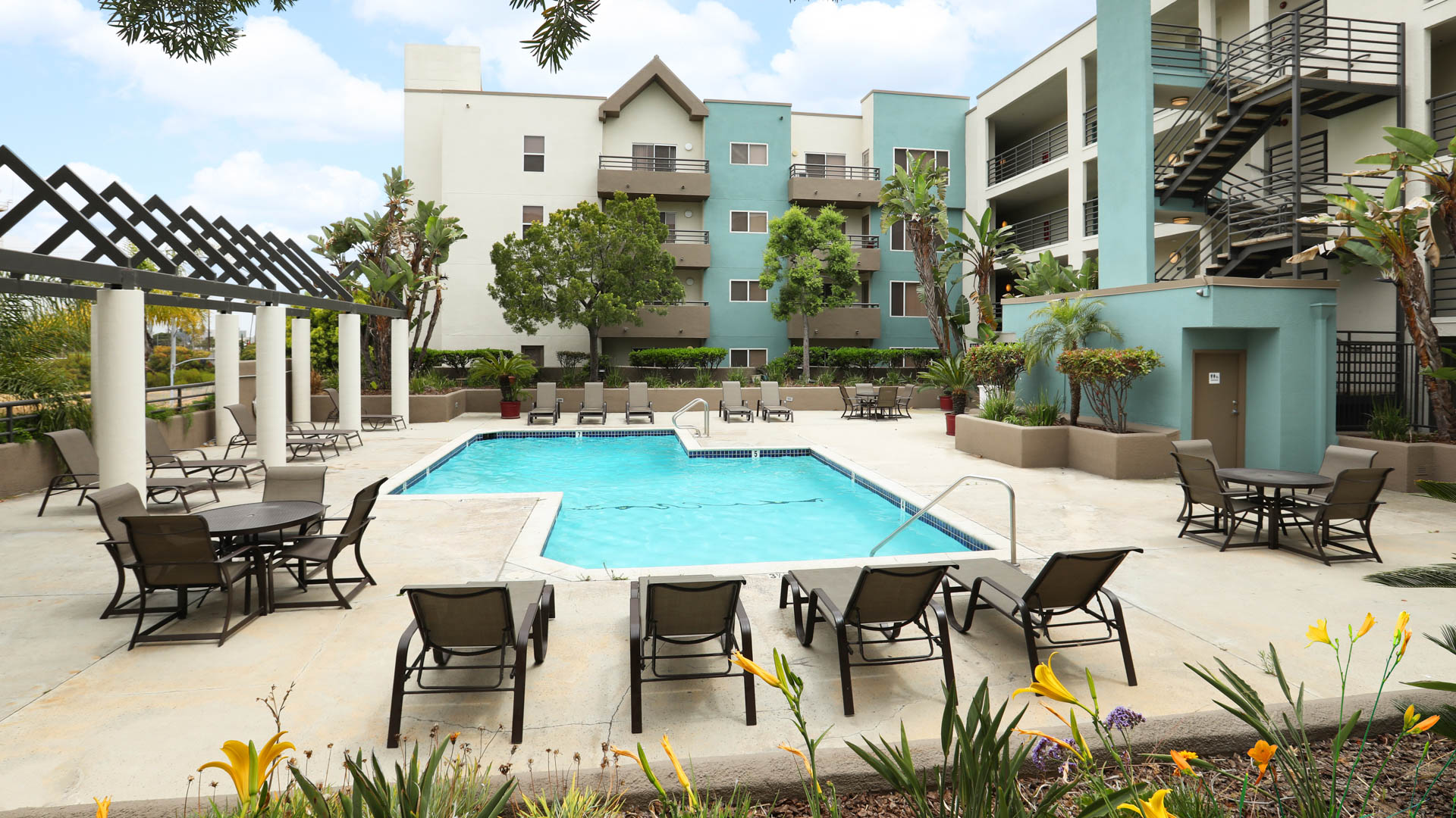 Pool at Park West Apartments (2 of 3)