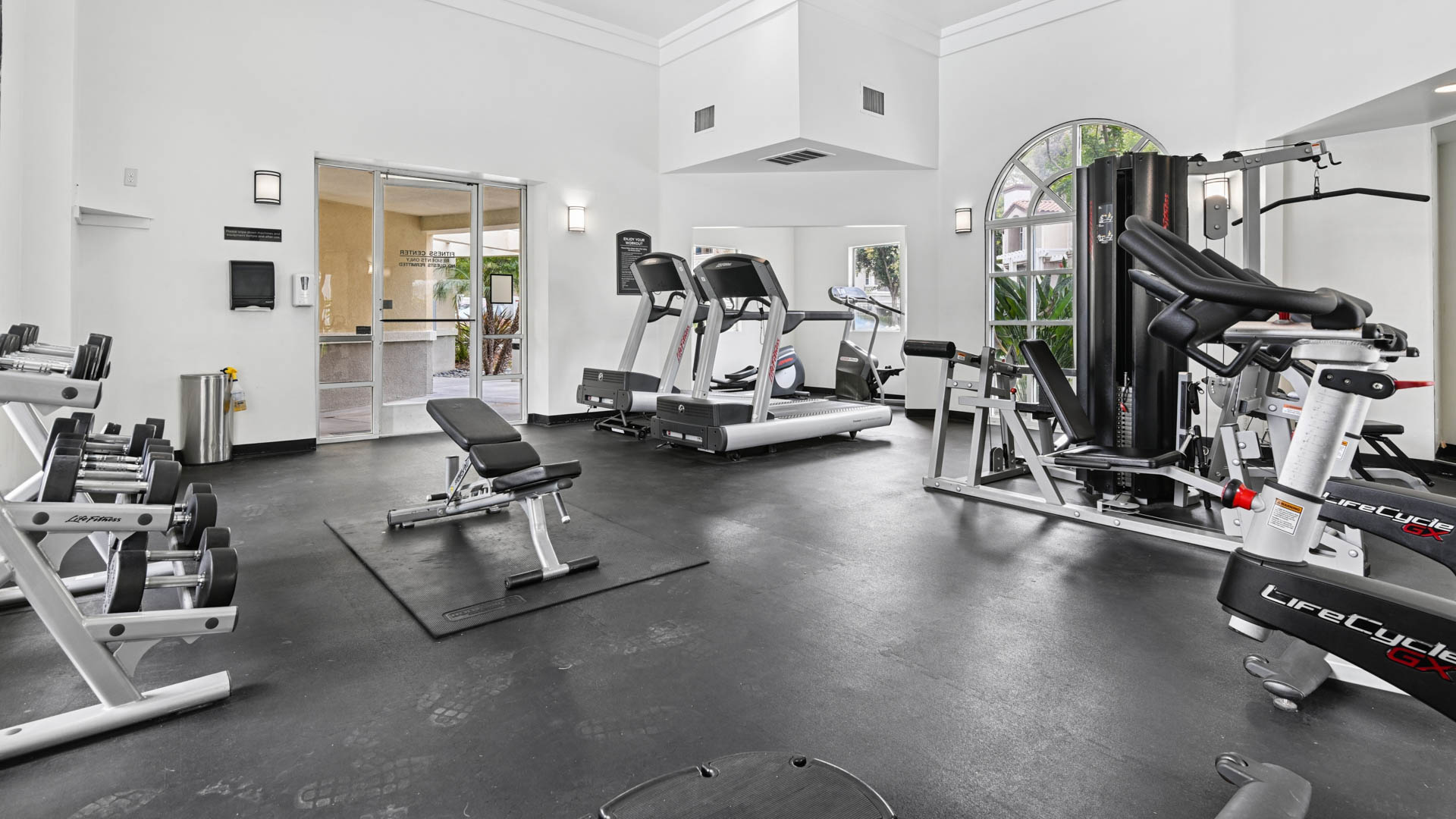 Gym at Portofino Apartments