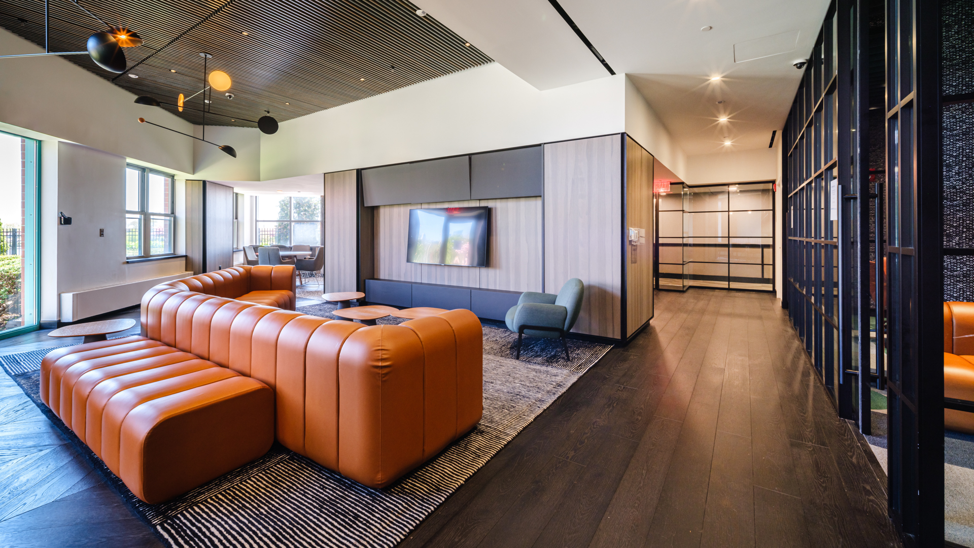 Lounge at Portside Towers Apartments