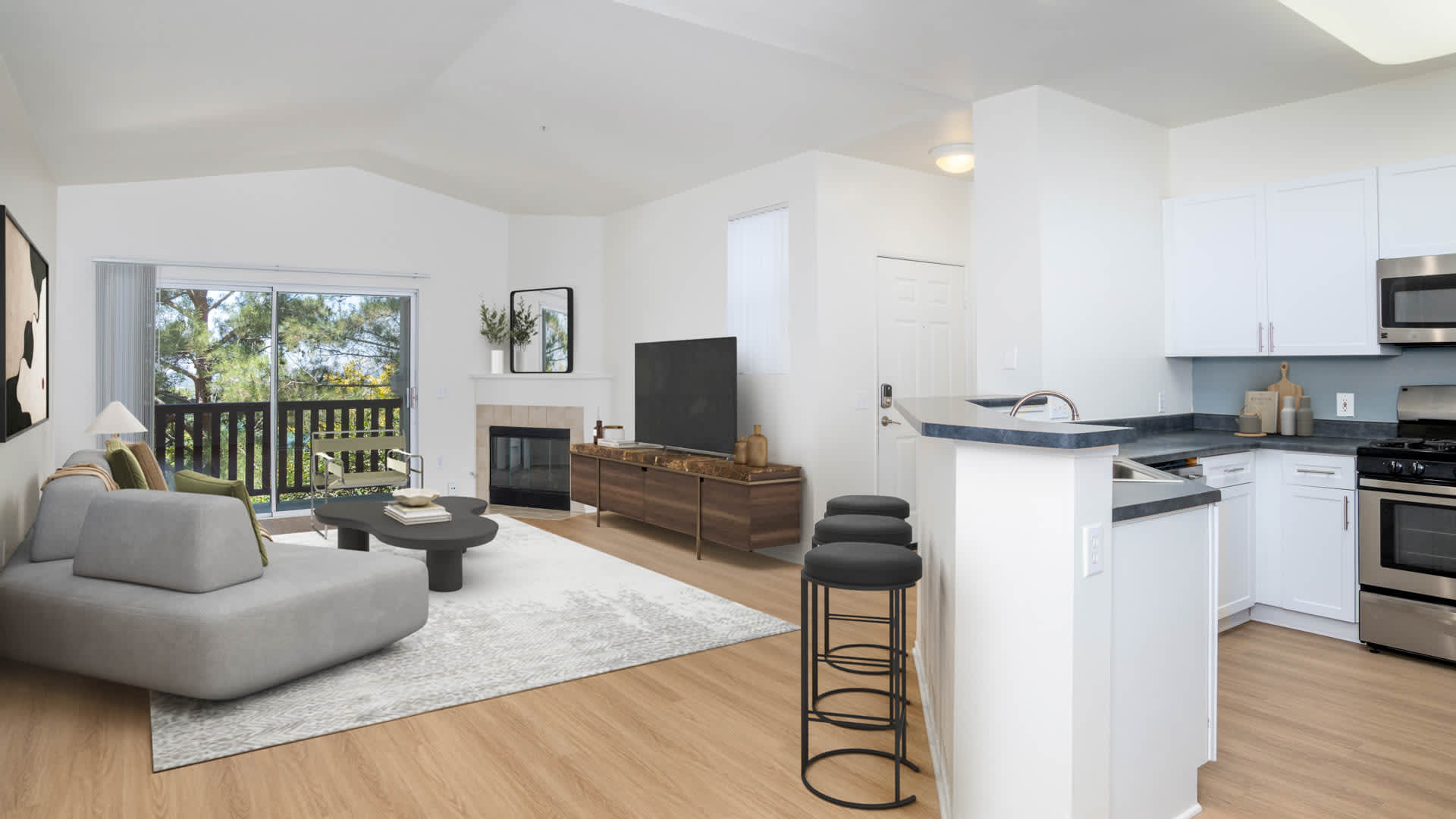 Skyview Apartments - Living Room