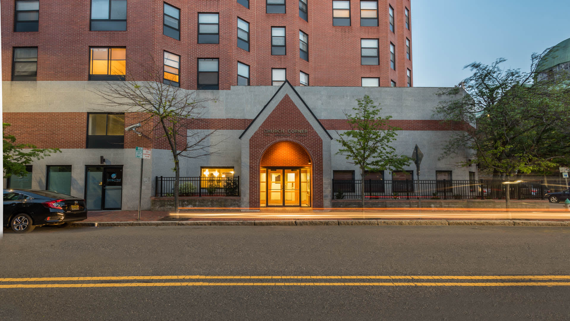 Church Corner Apartments - Exterior