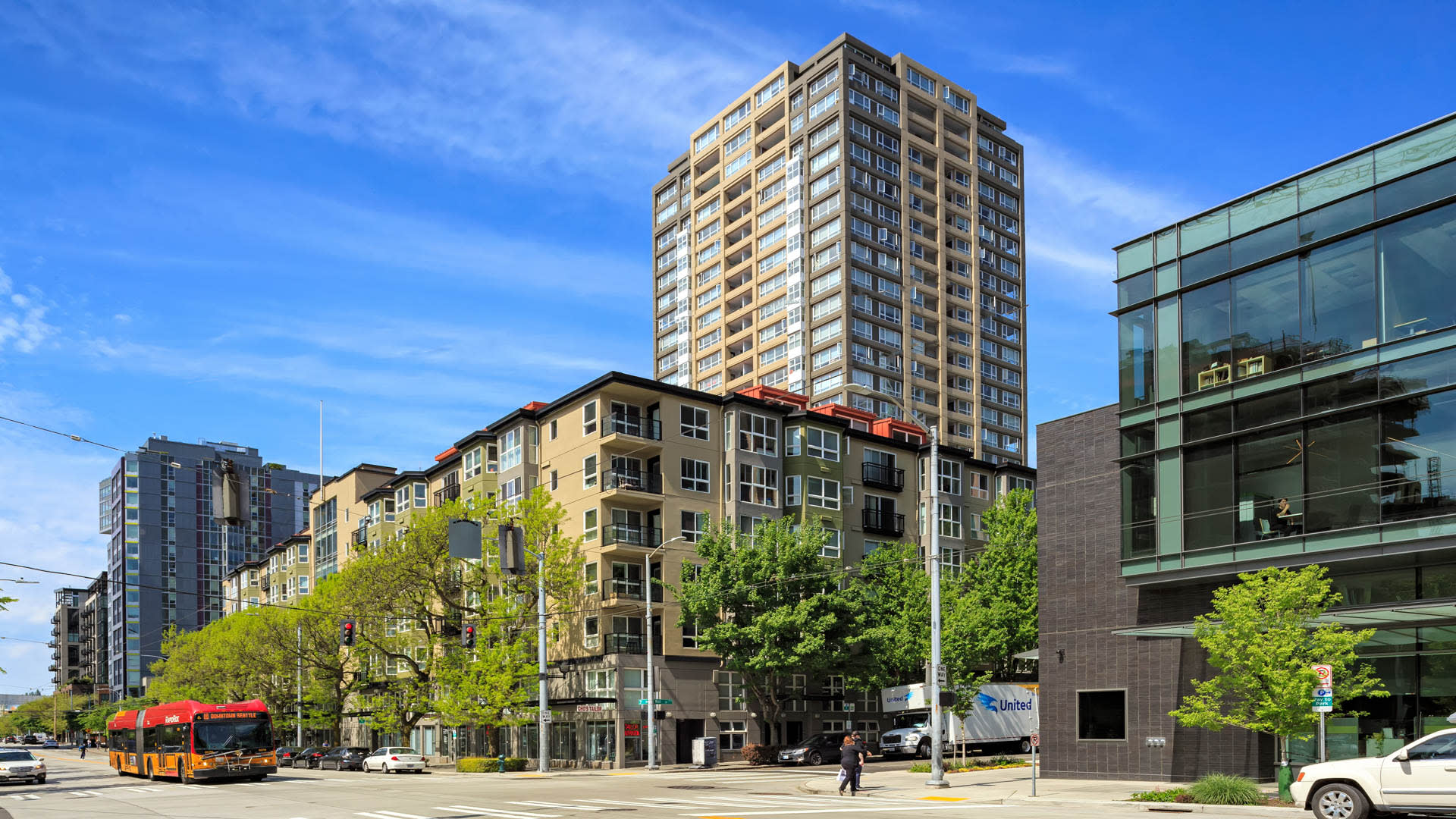 Centennial Tower and Court Apartments - Exterior