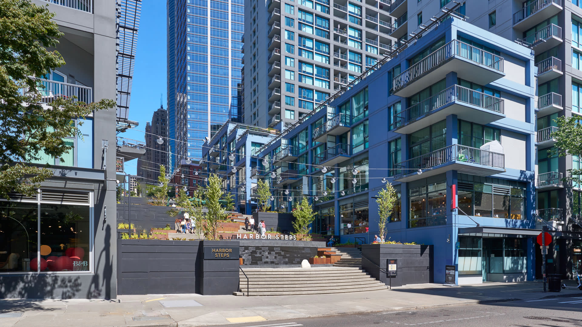 Harbor Steps Apartments Exterior