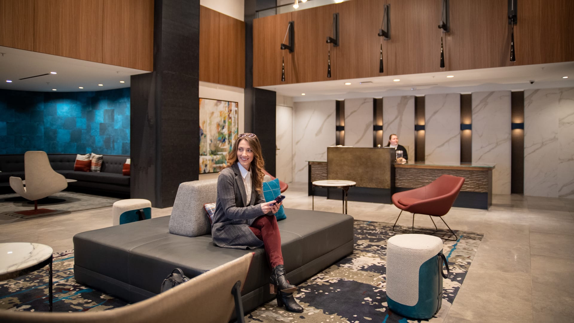 1800 Oak Apartments - Lobby