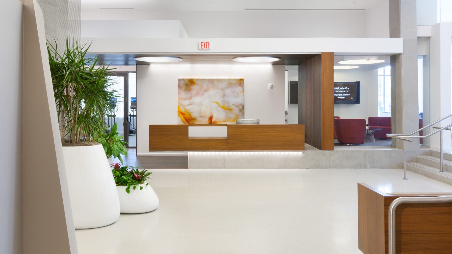 1111 Belle Pre Apartments - Lobby