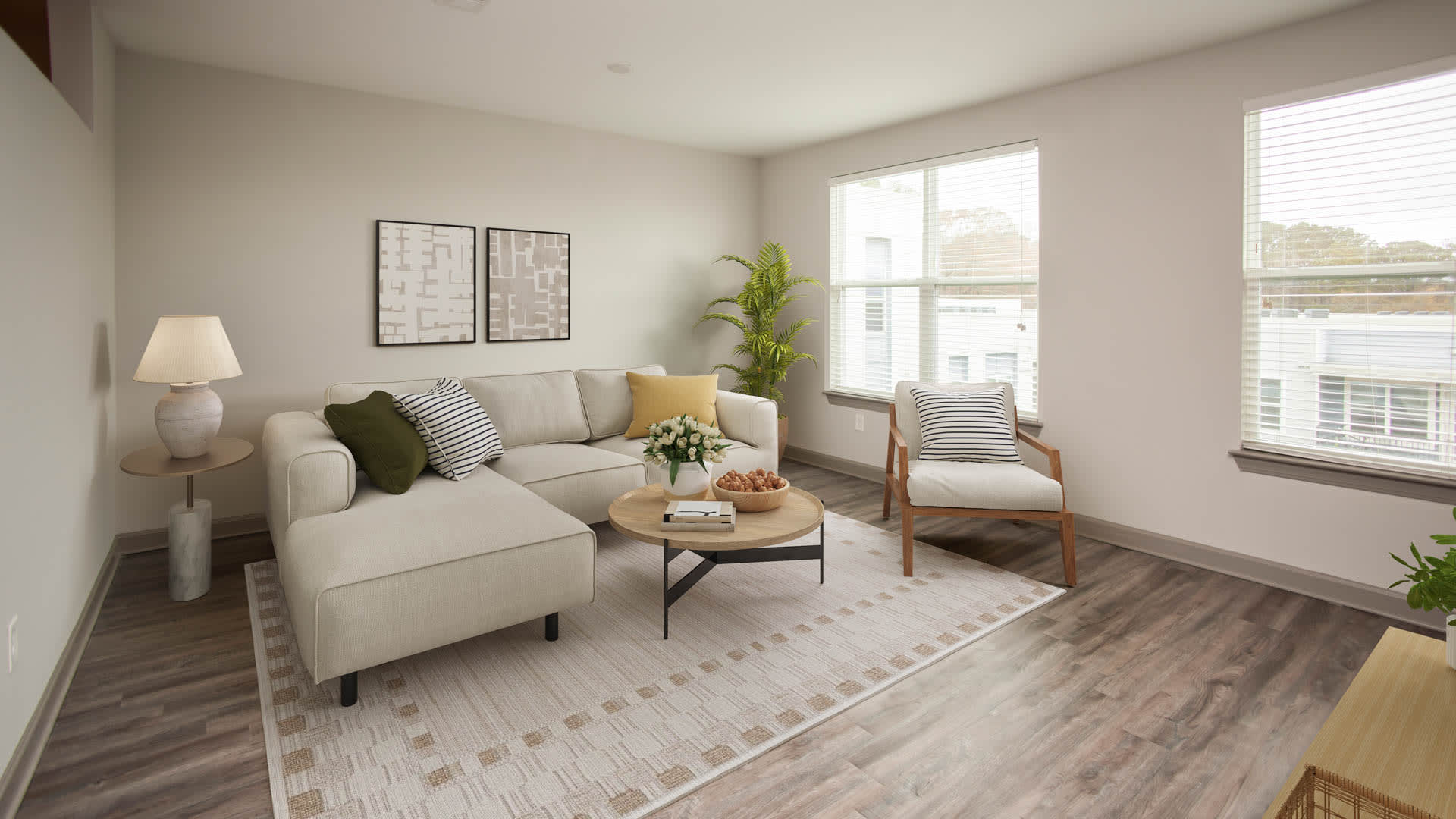 Juniper Sandy Springs Apartments - Living Room