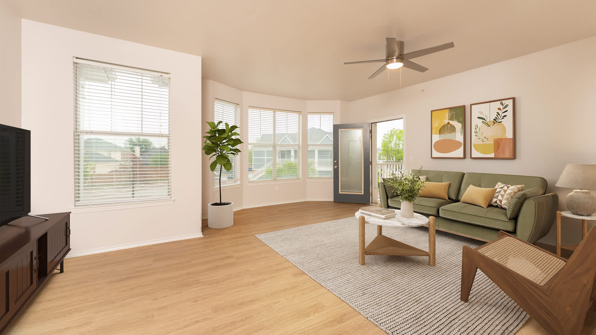 Kia Ora Park Apartments - Living Room