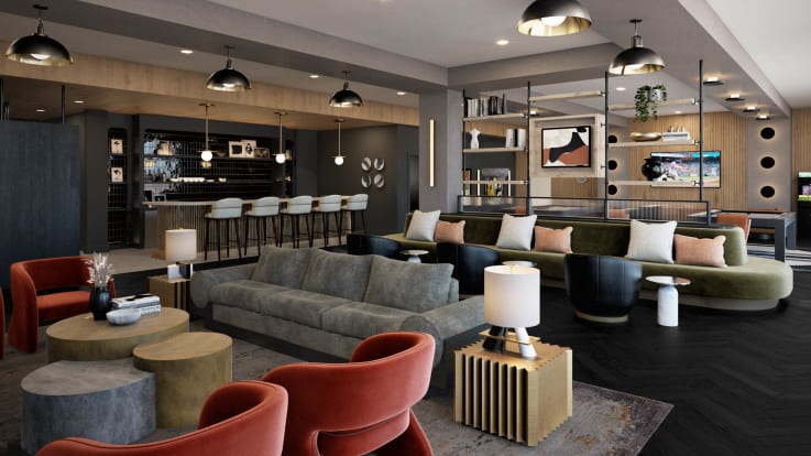 Alexan Harrison Apartments - Lounge