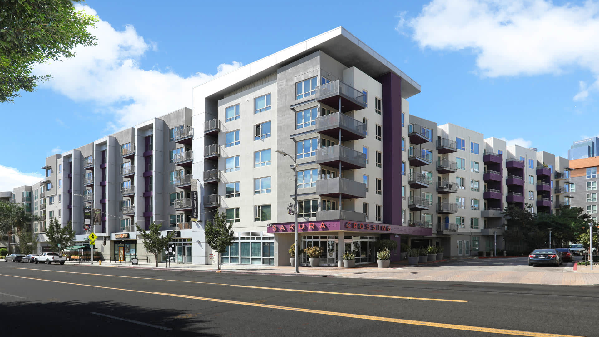 Sakura Crossing — community and home views.